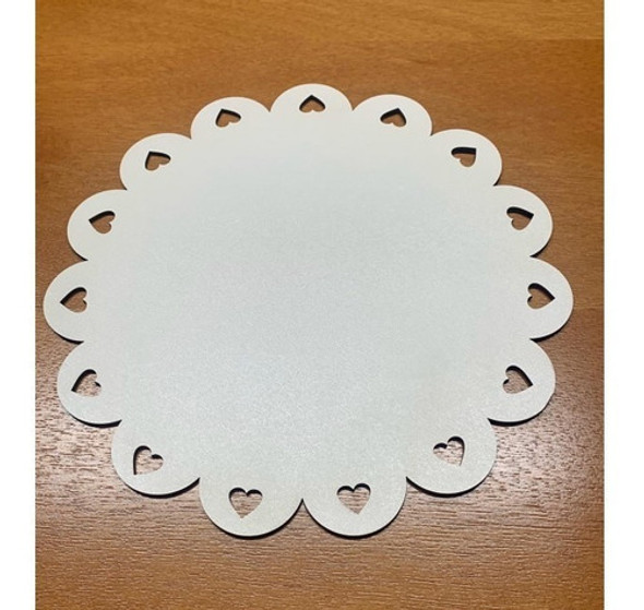 Base Para Bolos Babados De Coração 0