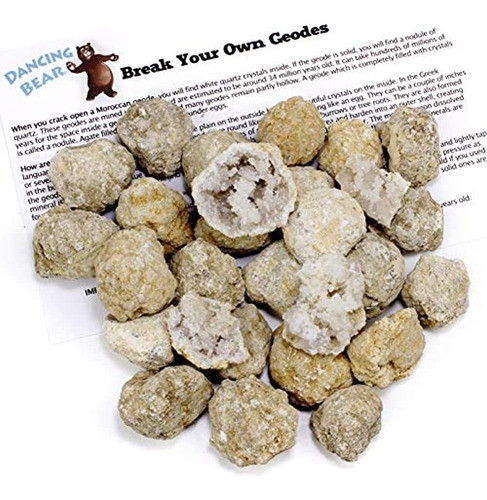 25 Rompe Tus Propios Geodes, 90% Hueco-pequeño (1-1.5 ) Grie 0