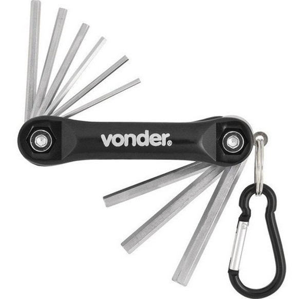 Juego De Llaves Allen Tipo Llavero 9pcs 5/64 - 1/4 Vonder Fc 0 Juego De Llaves Allen Tipo Llavero 9pcs 5/64 - 1/4 Vonder Fc 0