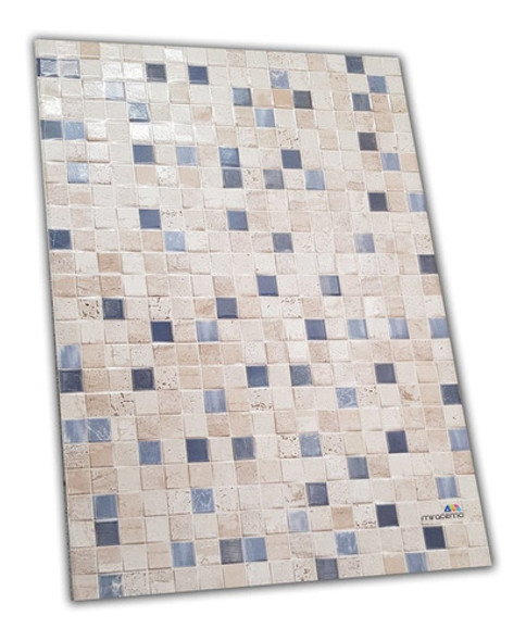 Ceramica Pared Simil Veneciano Ibiza Azul 32x47 Cañuelas 0