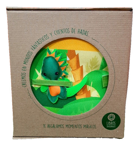 Libros Sensoriales Tierra De Dinos Didacticos Tela Niños 0