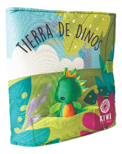 Libros Sensoriales Tierra De Dinos Didacticos Tela Niños 0
