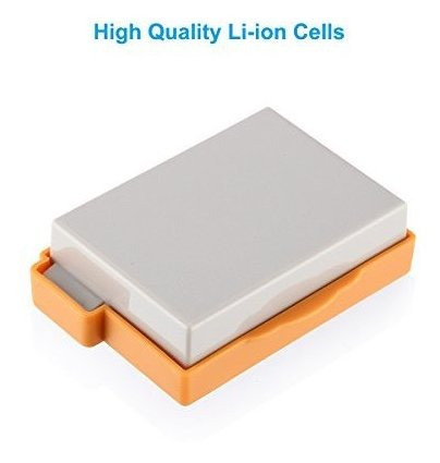 Powerextra 2 Pack 7.4v 1800mah Li-ion Reemplazo Canon Lp-e8 1