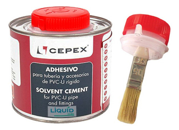 Pegamento Adhesivo Cepex Para Pvc 500cc - Con Pincel 0