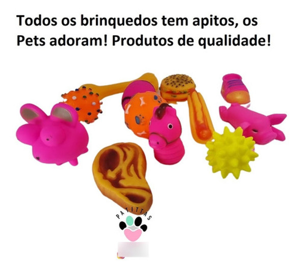 Kit Mordedor Pet 8 Brinquedos Atóxico Pet Cão Dog Cachorro!! 1