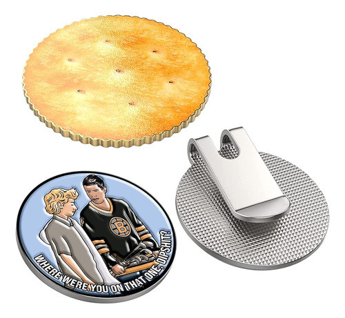 K9king Funny Gilmore Cracker Golf Ball Marker Con Clip De So 0