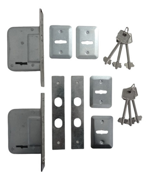 Cerradura Doble Gemelo P/porton 501x2 4k Al520-2 (2 0 Cerradura Doble Gemelo P/porton 501x2 4k Al520-2 (2 0