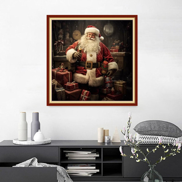 Kit De Bordado Cruzado Para Principiantes, Santa Claus, 45x4 1