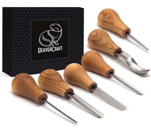Juego De 6 Cinceles Para Talla De Madera. 0