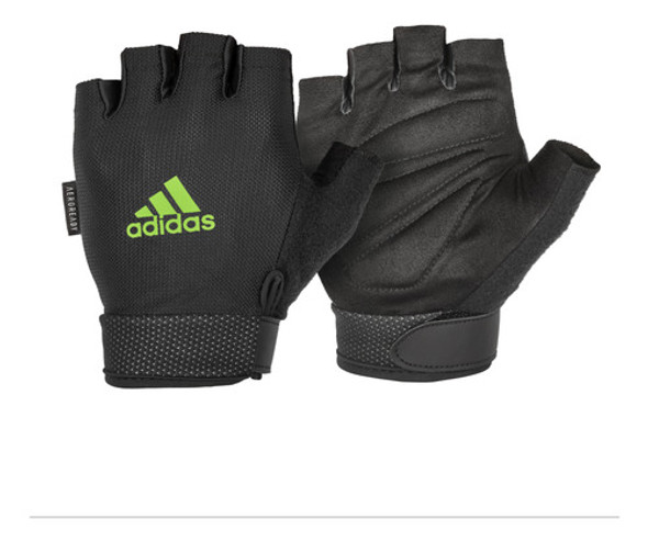 Guantes De Entrenamiento Negro Con Verde Talle Xl adidas 0
