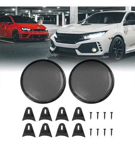 X Autohaux 2 Piezas Cubierta De Parrilla De 10 Pulgadas Prot 1