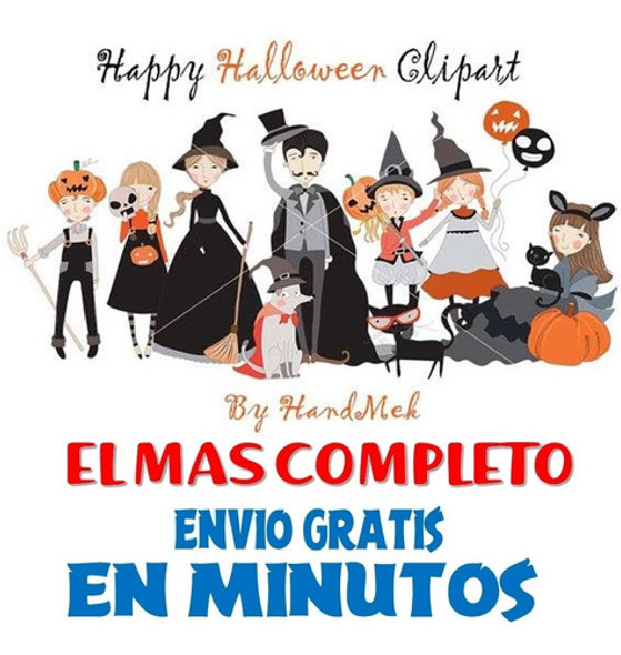 Pack Imagenes Clipart Terror Feliz Halloween + Regalo A1 1 Pack Imagenes Clipart Terror Feliz Halloween + Regalo A1 1