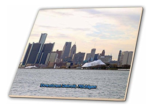 3drose Ct_57008_2 Downtown Detroit, Baldosas De Cerámica Mic 0