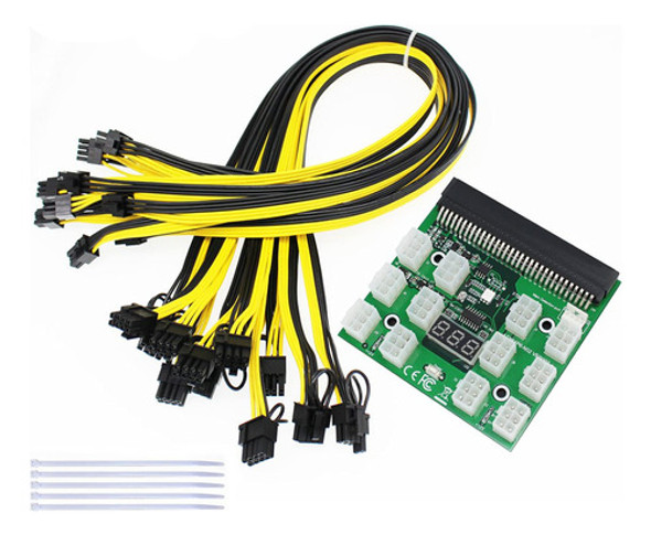 Breakout Board (9x6pin + 1x4pin) + Pci-e 6 Pines A 6 + 2pin 0