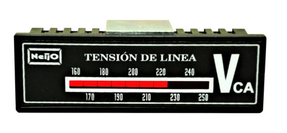Voltímetro Para Tensión De Línea, 10 Segmentos-de 150 A 250v 1