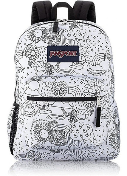 Mochila Jansport Clasica Estampado Con Dibujos 0