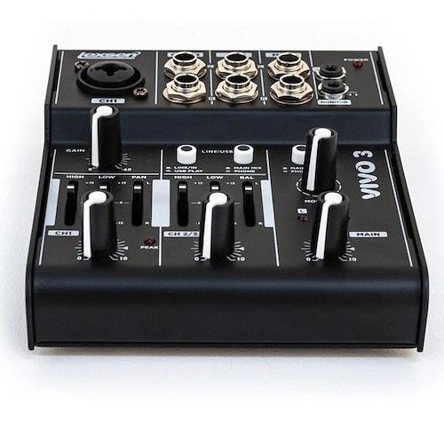 Consola Mixer Lexsen Vivo 3 Usb Phantom 1