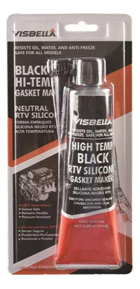 Sellador Silicona Negra Alta Temperatura 105grs. 0