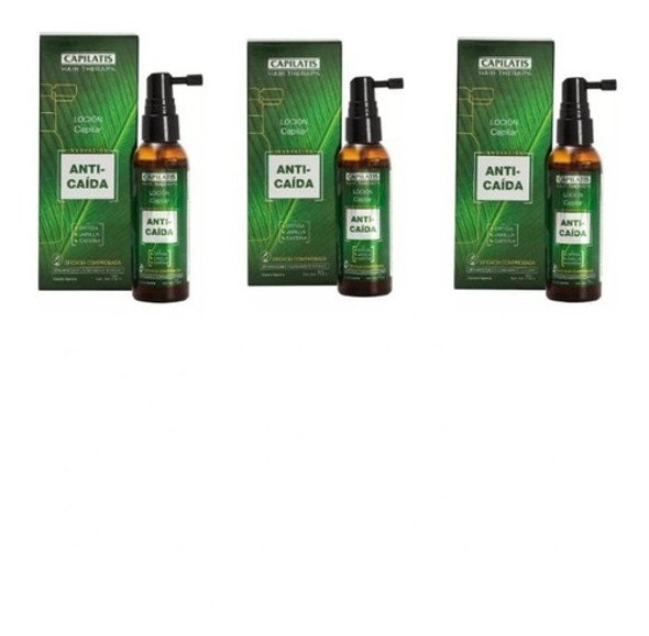 Capilatis Loción Anticaida X70ml - Ortiga, Pack X 3 Unidades 0 Capilatis Loción Anticaida X70ml - Ortiga, Pack X 3 Unidades 0