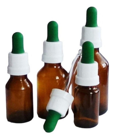 Frasco Vidrio Ambar 55ml Cuenta Gotas Pack X 10uni Leer 1
