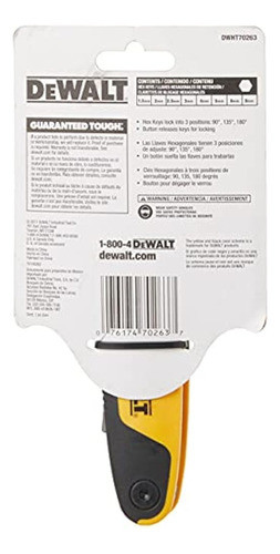 Dewalt Dwht70263m Juego De Llaves Hexagonales Con Cierre Ple 1