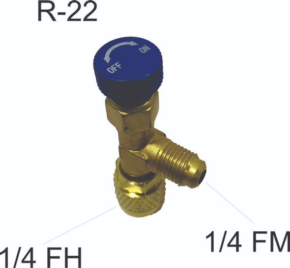 Válvula Llave De Acceso Split R-22 1/4fm X 1/4 Fh 0