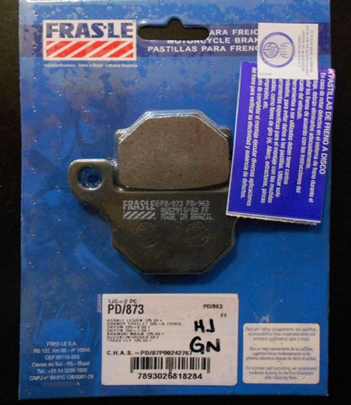 Pastillas Freno Suzuki Gn / Hj 125 Frasle Brasil Pd/873 Fas! 1