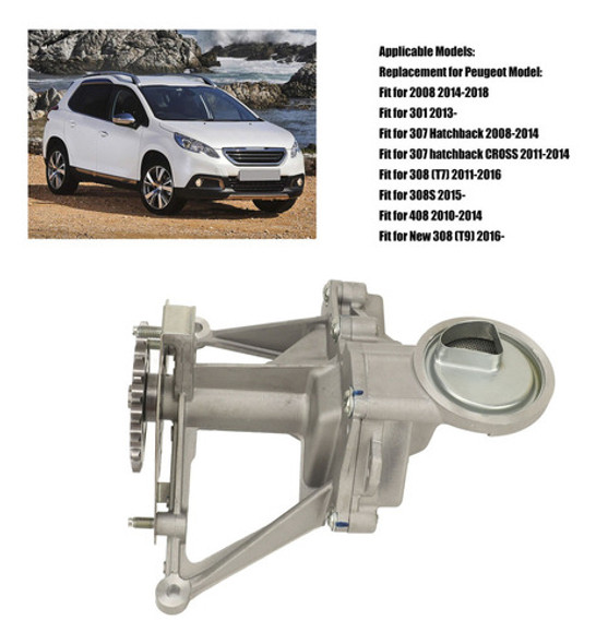 ! Bomba De Óleo Do Motor Para Peugeot 2008 301 308 408 Metal 1