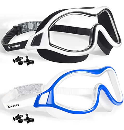 Keary 2 Pack Swim Goggles For Adult Youth With 0