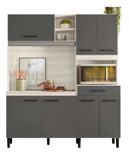 Mueble Cocina Bajo Mesada Aereos Kit Completo Yara 0