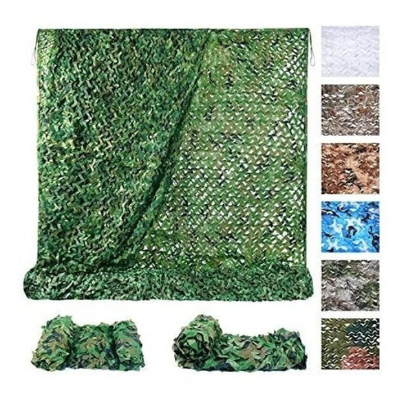 Red De Camuflaje Para Caza Deco Sombra 3x6m Camuflado Verde 0