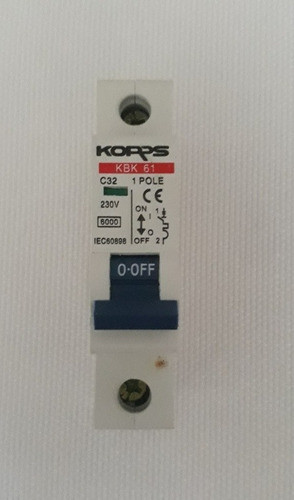 Llave Termica Unipolar 32 Amp X 12 Unidades Leer Descripcion 0