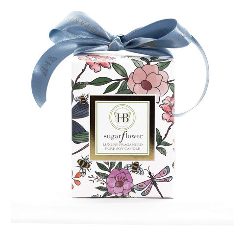 Hb Botanicals - Vela Aromatica De Soja (flor De Azucar), Aro 1