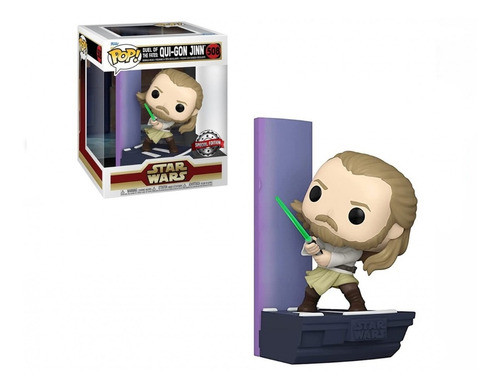 Funko Pop Star Wars Duel Of The Fates Qui-gon Jinn Exclusive 0