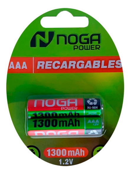 Pilas Aaa Recargables 1,2v Power Baterias Ni-mh 1300 Mah 1