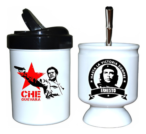 Mates De Polymer Sublimado + Yerbera - Che Guevara 0 Mates De Polymer Sublimado + Yerbera - Che Guevara 0