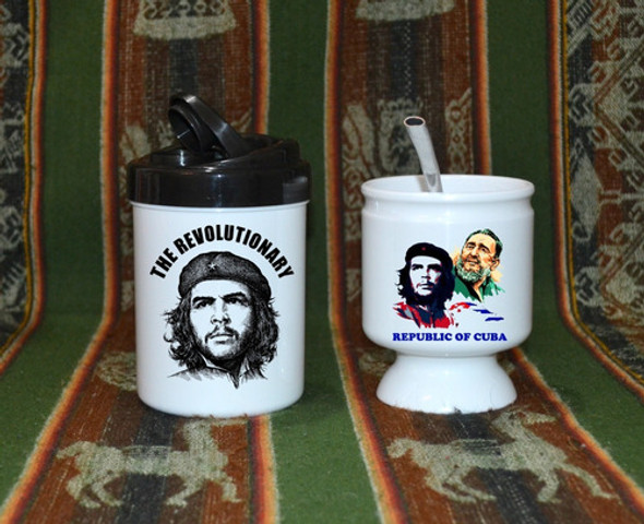 Mates De Polymer Sublimado + Yerbera - Che Guevara 1 Mates De Polymer Sublimado + Yerbera - Che Guevara 1