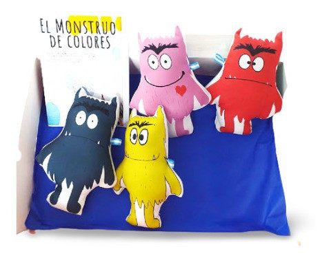 Box Set De Todos Los Mounstros De Colores Más Librito Cuento 1