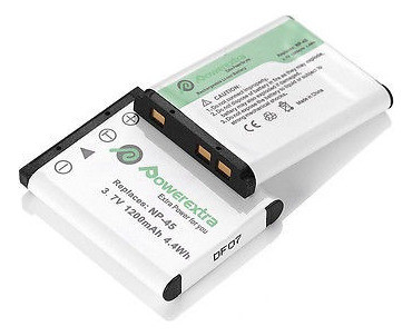 2 X Batería Np-45 Np-45a Para Fujifilm Finepix Np-45b Np 45 1