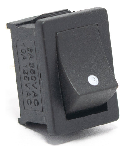 2 Pulsadores Tecla 1 Polo 6a 250v (on)-off 19.2x13mm 0
