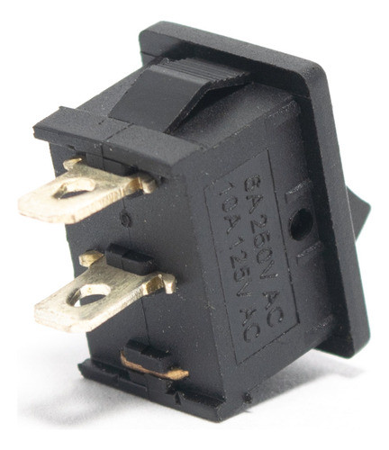 2 Pulsadores Tecla 1 Polo 6a 250v (on)-off 19.2x13mm 1