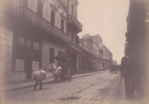 Montevideo En El Año 1901 Alambres - Lámina 45x30 Cm. 1 Montevideo En El Año 1901 Alambres - Lámina 45x30 Cm. 1