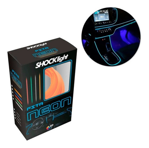 Fita Led Neon Shocklight Painel Interior 5 Metros - Laranja 0