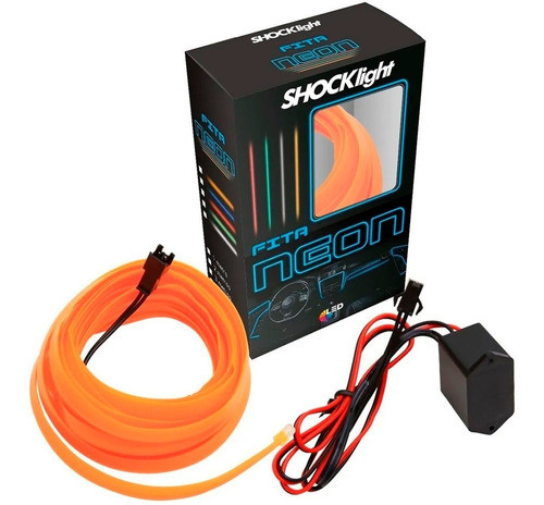 Fita Led Neon Shocklight Painel Interior 5 Metros - Laranja 1