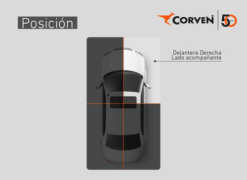 Cazoleta Corven Peugeot 207 Der. 1