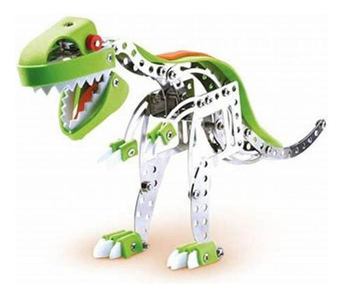 Bloques De Construccion Metal Dino - 140 Pzas. 0