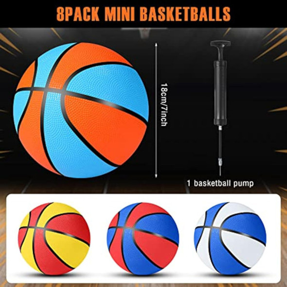 Jerify Juego De 8 Piezas De Mini Baloncesto De 7 1