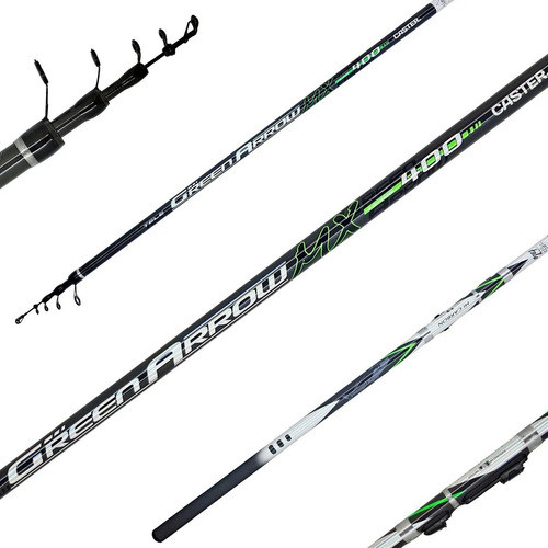 Caña  Pejerrey Telescopica Caster Greenarrow 4mt Grafito Im7 0