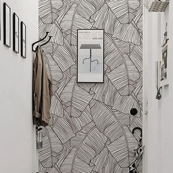 Papel De Parede Adesivo Floral Folhagens De Bananeira 1