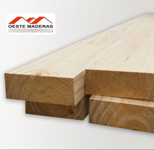 Tirante De Pino Elliotis Seco A Horno 2x5x5.20mts 1